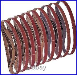 Stainless steel metal wood pipe polisher sanding belt Grit 24-800 (1.5 x 30)