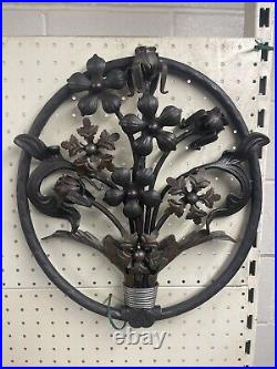 Steel Flower Panel. Hand Made. Beautiful Metal Art