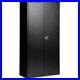 Steel_Storage_Cupboard_Black_180cm_2_Door_Lockable_Bookcase_Filing_Cabinet_01_mem