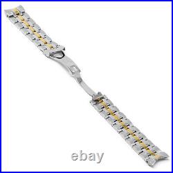 StrapsCo Stainless Steel Metal Bracelet Watch Band Strap for TUDOR Glamour 21mm