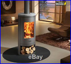 Sydney 10kw Curved Contemporary Multi Fuel Wood Burning Stove Modern Stoves