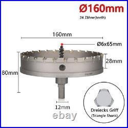 TCT Ø12mm-200mm Carbide Tip Hole Saw Metal Cutter for Stainless Steel Cutting