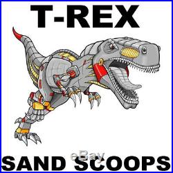 T-Rex 9.5 Wide Stainless Steel Sand Scoop with 3/8 Holes for Metal Detecting