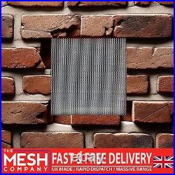 The Mesh Company SS304 Airbrick Covers 2.5mm Perforated Hole 250 x 100mm x 10