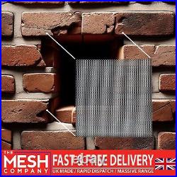 The Mesh Company SS304 Airbrick Covers 2.5mm Perforated Hole 250 x 100mm x 10
