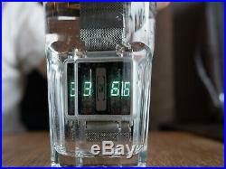 The Watch 2 nixie tube (VFD) watch, water resistant, metal body, accelerometer