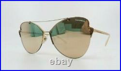 Tiffany & Co. TF 3063 6105/E0 New Rubedo Rose Gold Butterfly Mirror Sunglasses