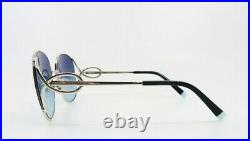 Tiffany & Co. Women's Round Silver Sunglasses New withBox TF 3065 6047/9S 56mm