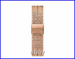 Timex Q Reissue 38mm Stainless Steel Bracelet Rose-Gold/Black Watch TW2U61500ZV