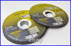 Top Quality (4.5) 115mm x 1mm x 22.2mm Thin Stainless Steel Metal Cutting Discs