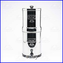 Travel BERKEY Water Filter System with 2 Black Filters FREE Ship New