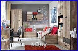 Urban Sideboard Dresser Cabinet Storage Drawer Oak Grey Unit Cupboard Malcolm