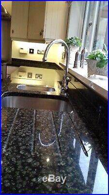 Used complete kitchen Smeg cooker fan & hood integrated dishwasher granite tops