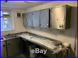 Used stainless steel kitchen units