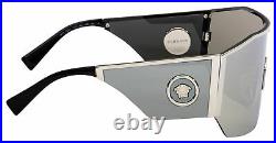 VERSACE VE2220 10006G Silver Mirror Men's Sunglasses 41 mm