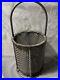 VINTAGE_INDUSTRIAL_METAL_MESH_IRON_PARTS_STRAINER_BASKET_6x8_STAINLESS_STEEL_OLD_01_cpx
