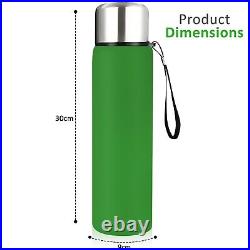 Vacuum Flask Water Thermos Bottle Stainless Steel Thermal Hot Cold Drinking 1L