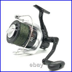 Vigor Power 70 Big Pit Spod And Marker Reel Loaded With 150yds Green 30lb Braid