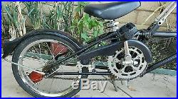 Vintage 1980s Dahon Stainless Steel 3 Speed Sturmey Archer Folding Bike Metallic