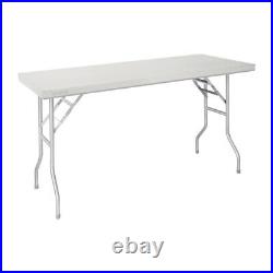 Vogue Stainless Steel Folding Table Catering- 1220(w)x610x(d)x780(h)