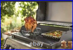 WEBER Original Poultry roaster BBQ Chicken Stainless Steel Vertical Beercan 6482