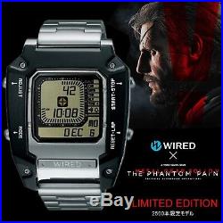 WIRED Metal Gear Solid The phantom pain 5 Watch AGAM601 Japan NEW