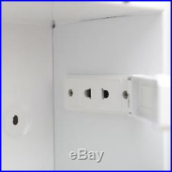 Wall Bathroom Mirror Cabinet with LED Lighted/Shaver Socket/Demister Pad/Sensor