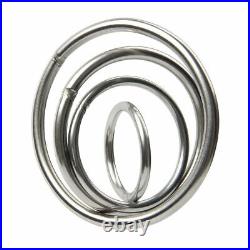 Welded Metal O Ring Stainless Steel Rings Polish Webbing All Sizes NEW