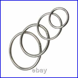 Welded Metal O Ring Stainless Steel Rings Polish Webbing All Sizes NEW