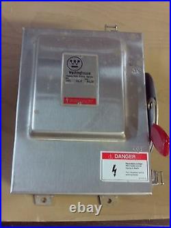 Westinghouse Safety Switch 30A 240VAC 3 pole #WHUN321 #1B-1096-X16