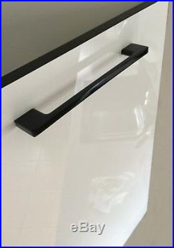 White Gloss Kitchen Unit Cabinet Cupboard Wall Glass 80cm 800mm Soft Close Roxi