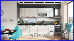 White Gloss Kitchen Unit Sink Cabinet Cupboard Base 800mm 80cm Soft Close Roxi