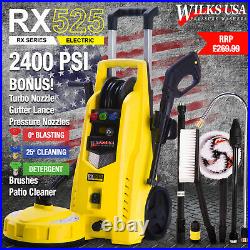 Wilks-USA Electric Pressure Washer 2400 PSI / 165 BAR Jet Power Patio Cleaner
