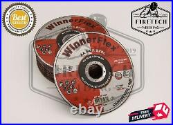 Winnerflex (5) 125mm x 1mm x 22.2mm Thin Stainless Steel Metal Cutting Discs