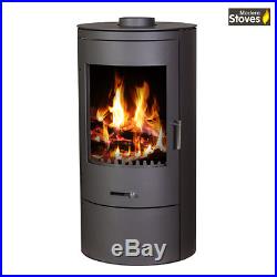 Wood Burning Stove Multi-Fuel Stove Orion 10kw Circular Contemporary BlmSchV-2