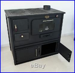Woodburning Cooking Stove with Oven and Cast Iron Top PROMETEY 8 kW PRAKTIK