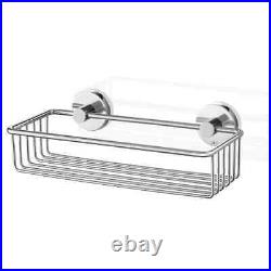 Zack Scala Shower Basket Polished Stainless Steel 40085