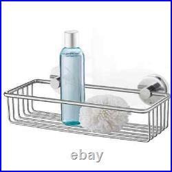 Zack Scala Shower Basket Polished Stainless Steel 40085